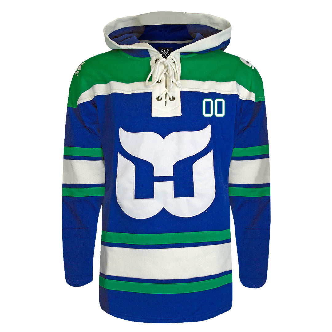 Customizable Hartford Whalers 47' Fleece Lacer Hoody