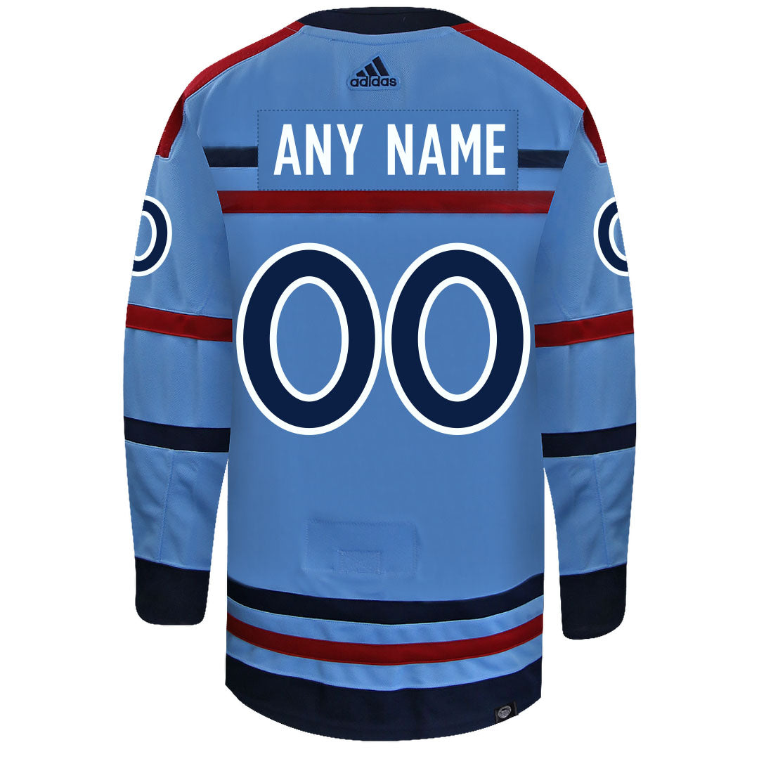 Customizable Winnipeg Jets RCAF Anniversary Adidas Primegreen Jersey