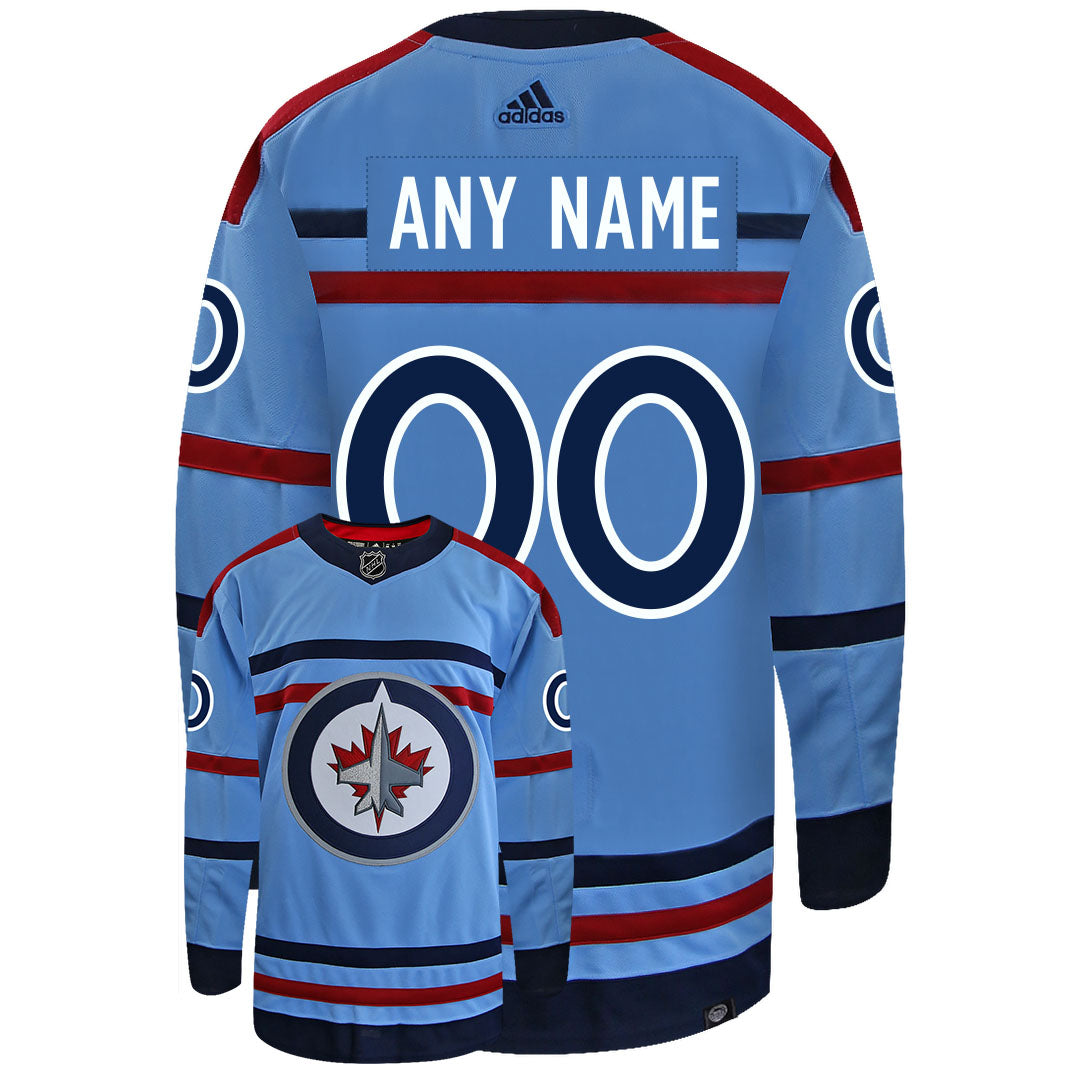 Customizable Winnipeg Jets RCAF Anniversary Adidas Primegreen Jersey