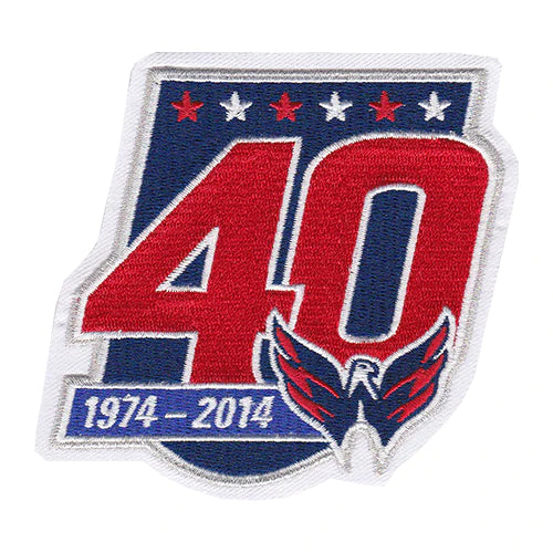 Washington Capitals 40th Anniversary Patch