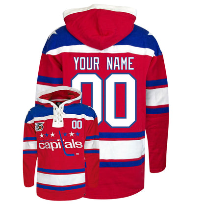 Customizable Washington Capitals 47' Retro Superior Lacer Hoody