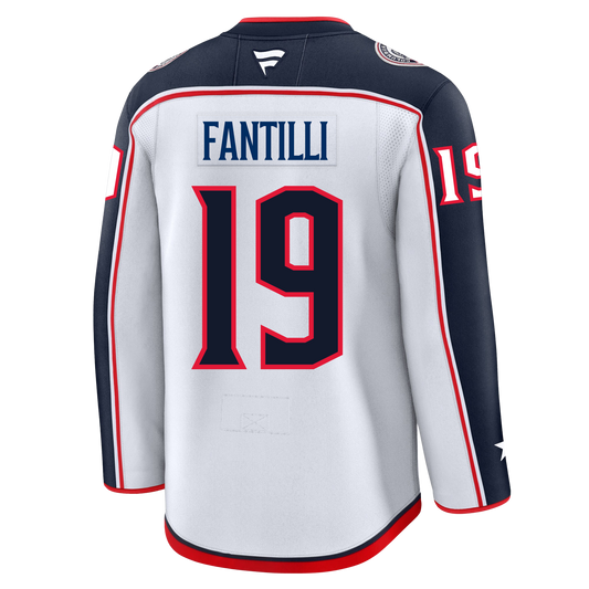 Adam Fantilli Columbus Blue Jackets Fanatics Premium Away Jersey