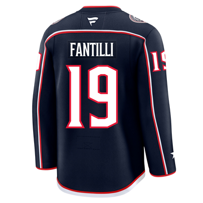 Adam Fantilli Columbus Blue Jackets Fanatics Premium Home Jersey
