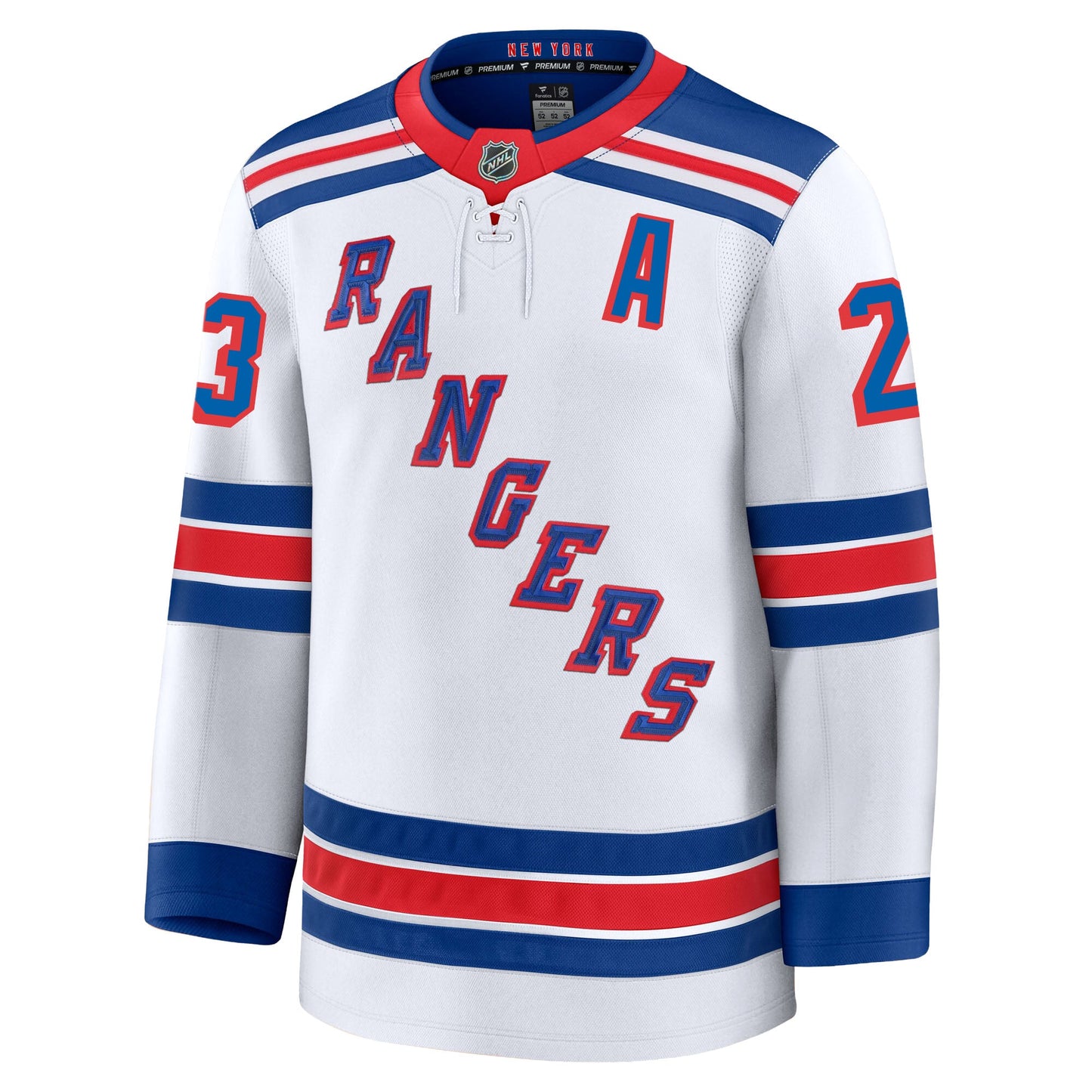 Adam Fox New York Rangers Fanatics Premium Away Jersey