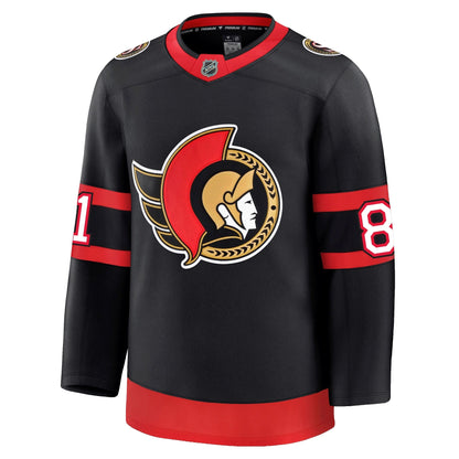 Adam Gaudette Ottawa Senators Fanatics Premium Home Jersey