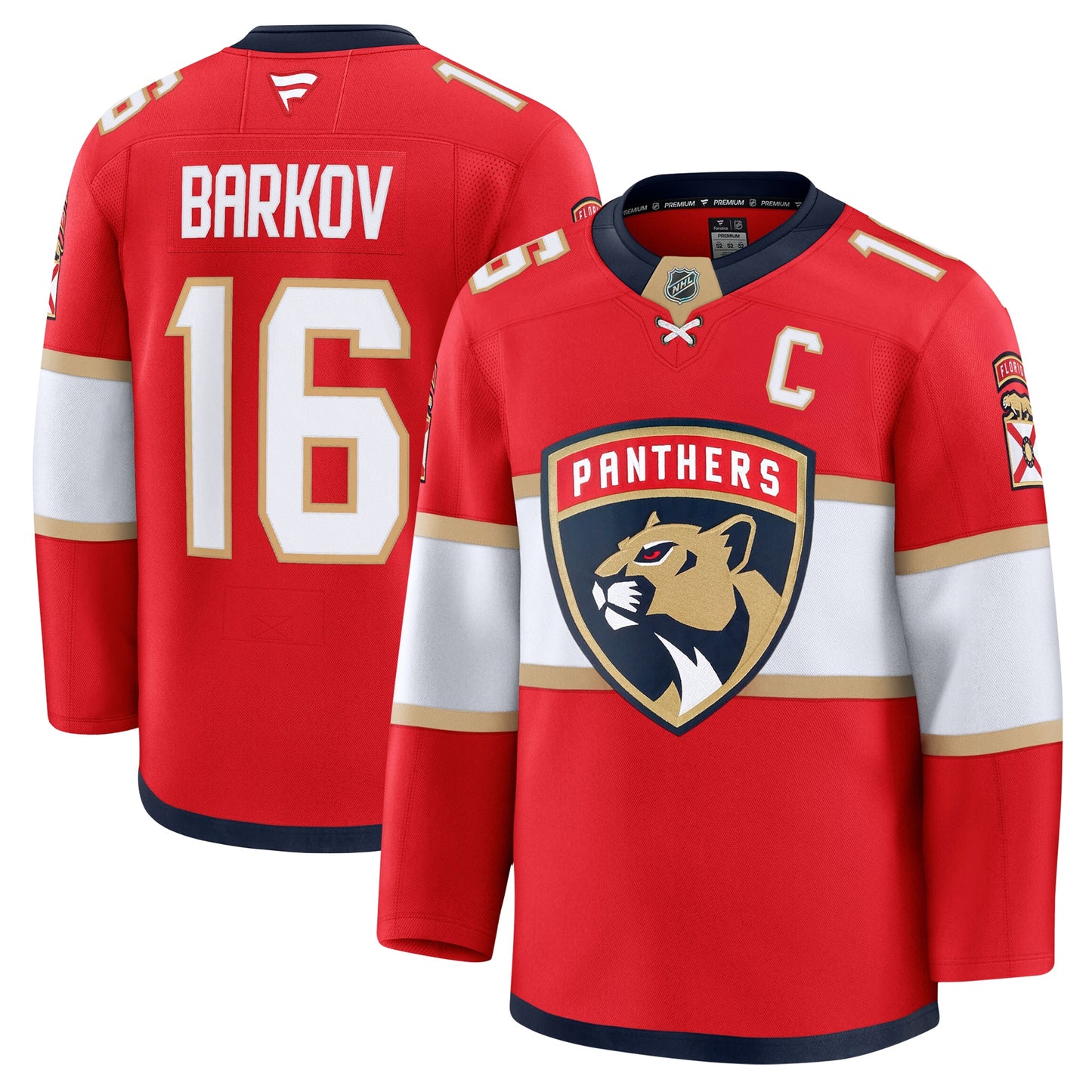Aleksander Barkov Florida Panthers Fanatics Premium Home Jersey