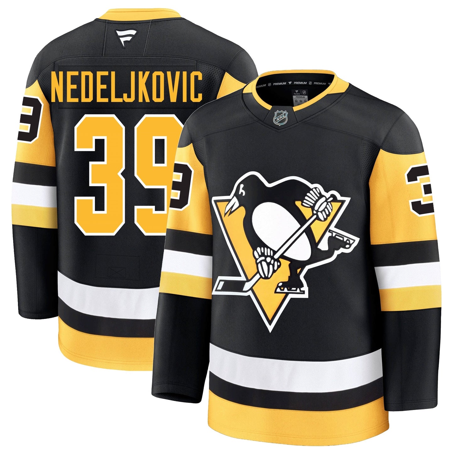 Alex Nedeljkovic Pittsburgh Penguins Fanatics Premium Home Jersey