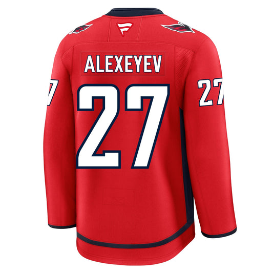Alexander Alexeyev Washington Capitals Fanatics Premium Home Jersey