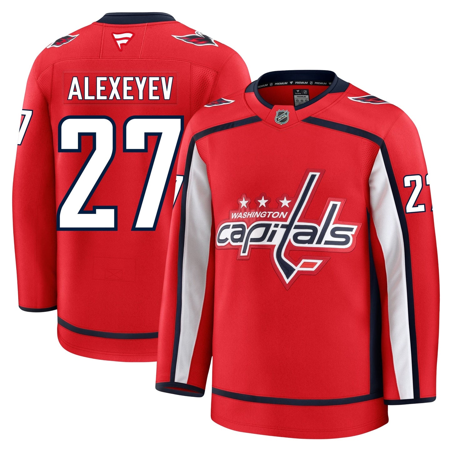Alexander Alexeyev Washington Capitals Fanatics Premium Home Jersey