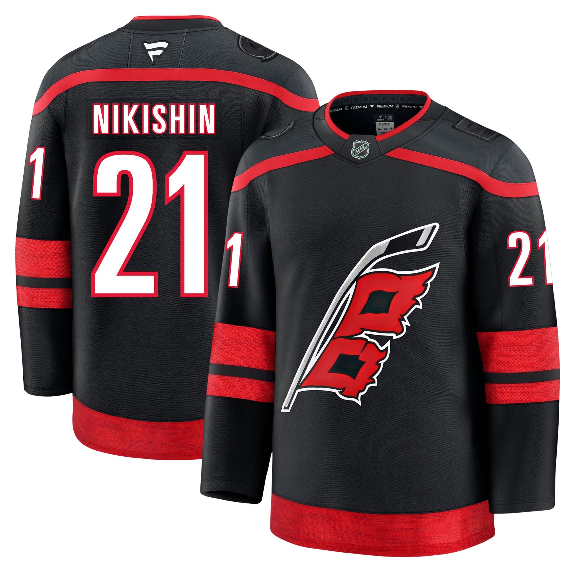 Alexander Nikishin Carolina Hurricanes Fanatics Premium Home Jersey XXS/42