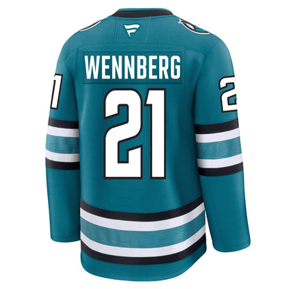 Alexander Wennberg San Jose Sharks Fanatics Premium Home Jersey