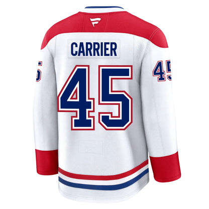 Alexandre Carrier Montreal Canadiens Fanatics Premium Away Jersey