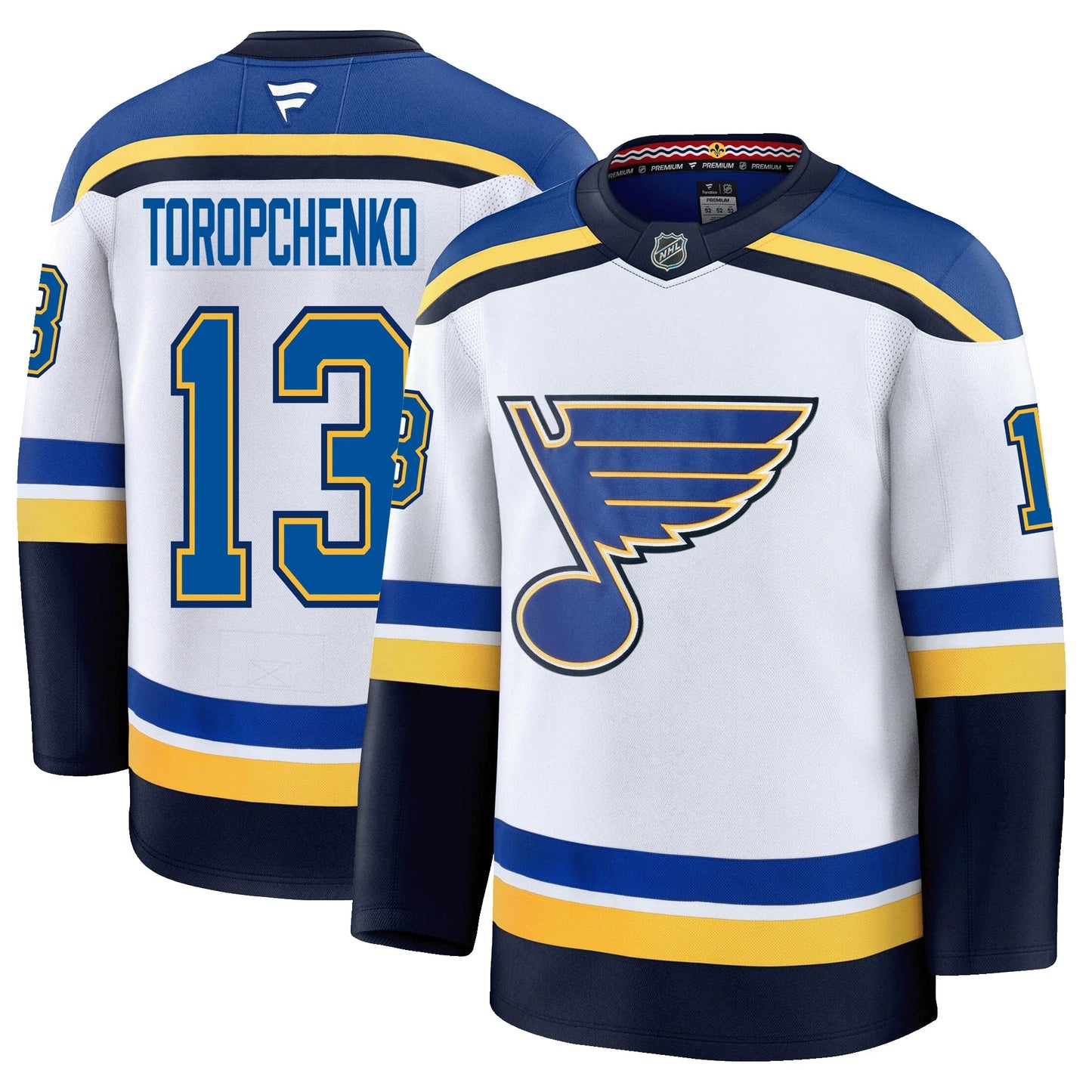 Alexey Toropchenko St. Louis Blues Fanatics Premium Away Jersey
