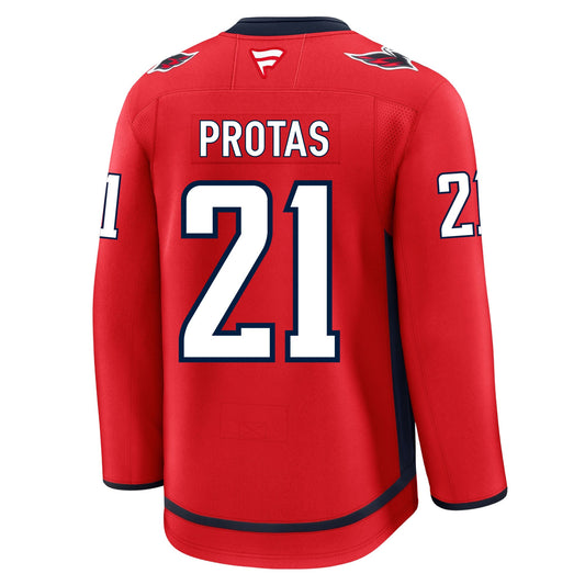 Aliaksei Protas Washington Capitals Fanatics Premium Home Jersey