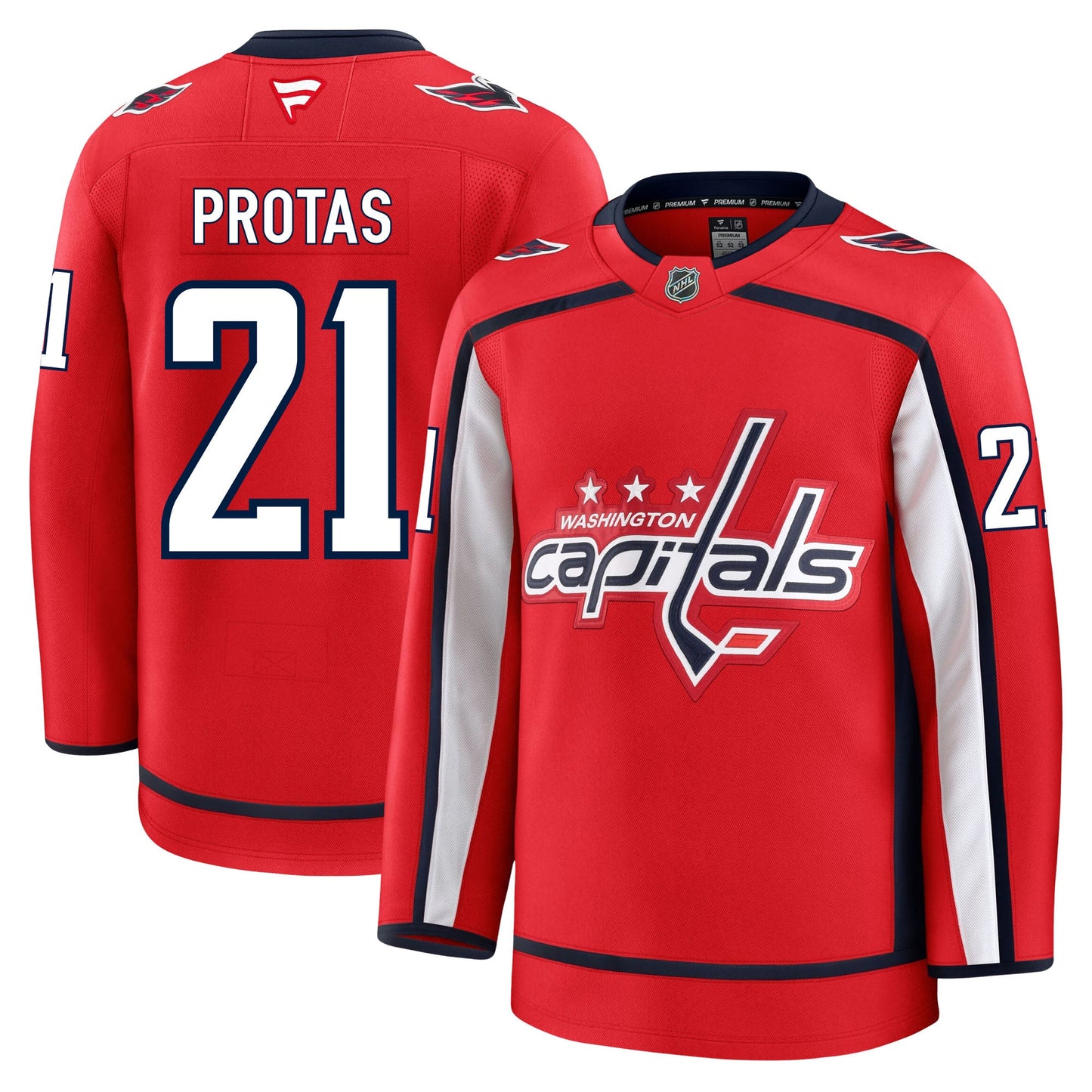 Aliaksei Protas Washington Capitals Fanatics Premium Home Jersey