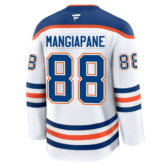 Andrew Mangiapane Edmonton Oilers Fanatics Premium Away Jersey
