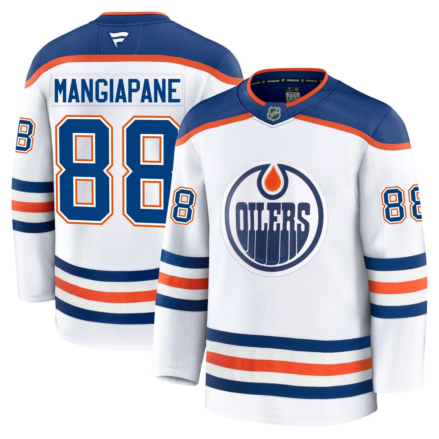 Andrew Mangiapane Edmonton Oilers Fanatics Premium Away Jersey