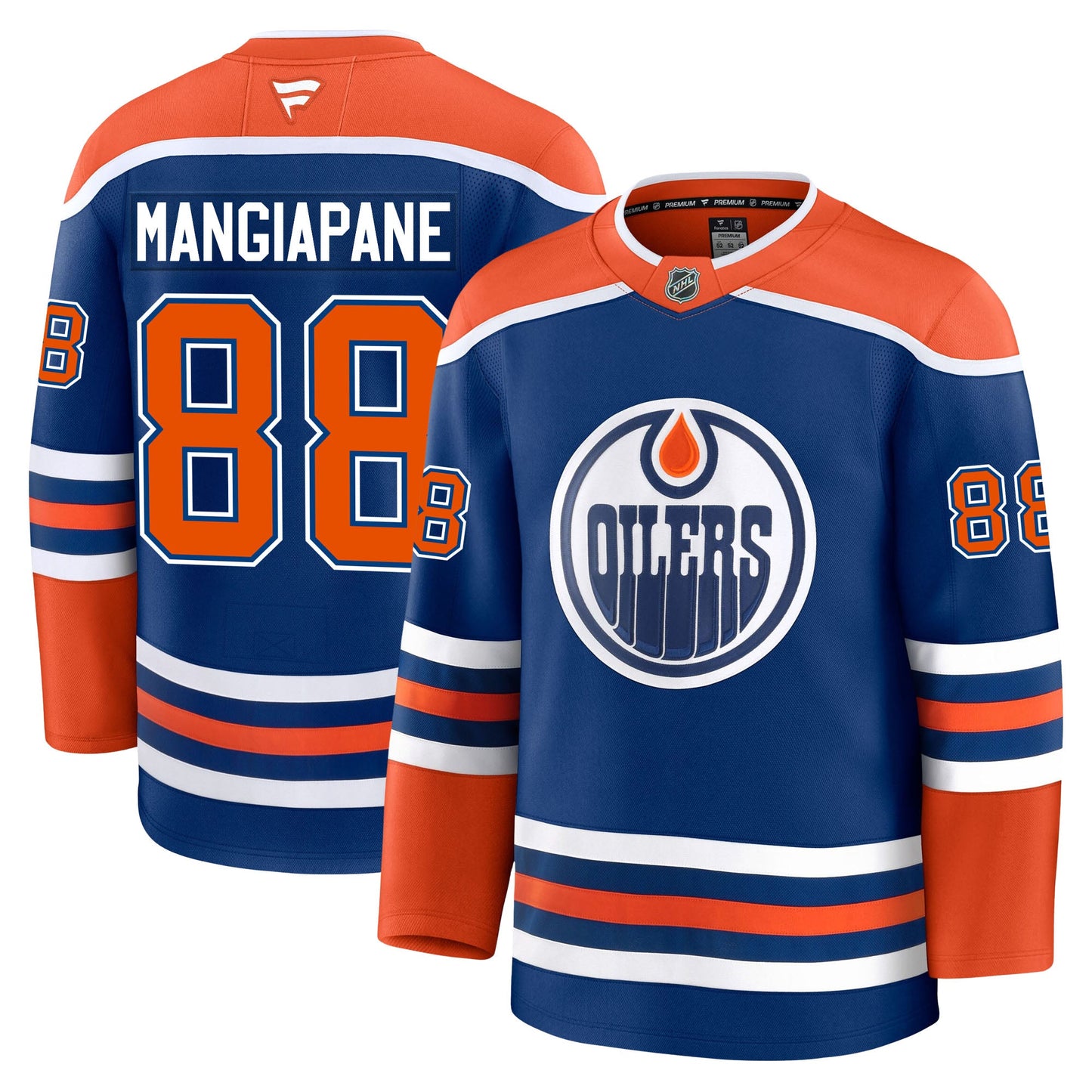 Andrew Mangiapane Edmonton Oilers Fanatics Premium Home Jersey