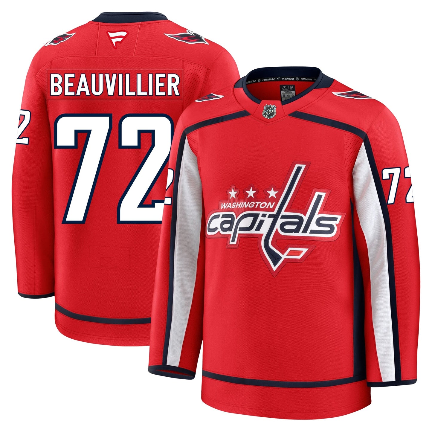 Anthony Beauvillier Washington Capitals Fanatics Premium Home Jersey