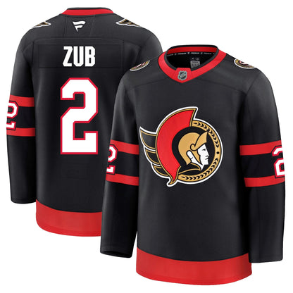Artem Zub Ottawa Senators Fanatics Premium Home Jersey