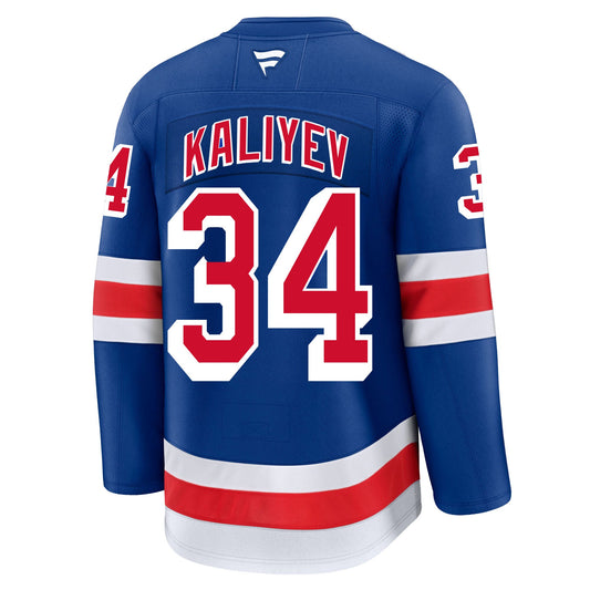 Arthur Kaliyev New York Rangers Fanatics Premium Home Jersey