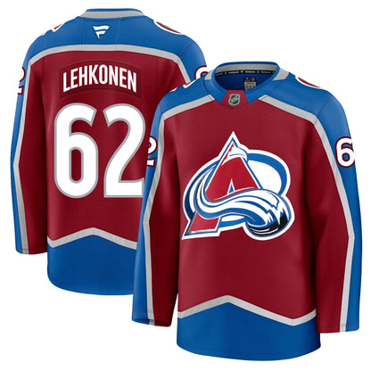 Artturi Lehkonen Colorado Avalanche Fanatics Premium Home Jersey