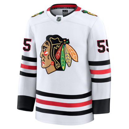 Artyom Levshunov Chicago Blackhawks Fanatics Premium Away Jersey
