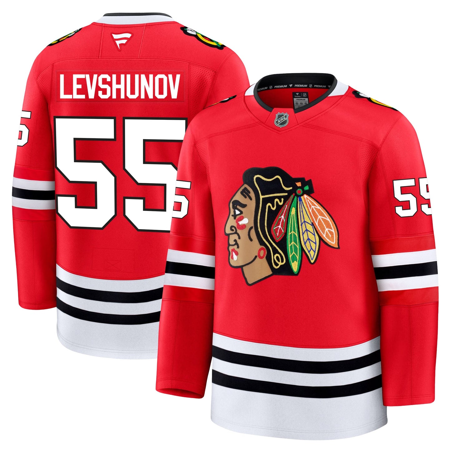 Artyom Levshunov Chicago Blackhawks Fanatics Premium Home Jersey