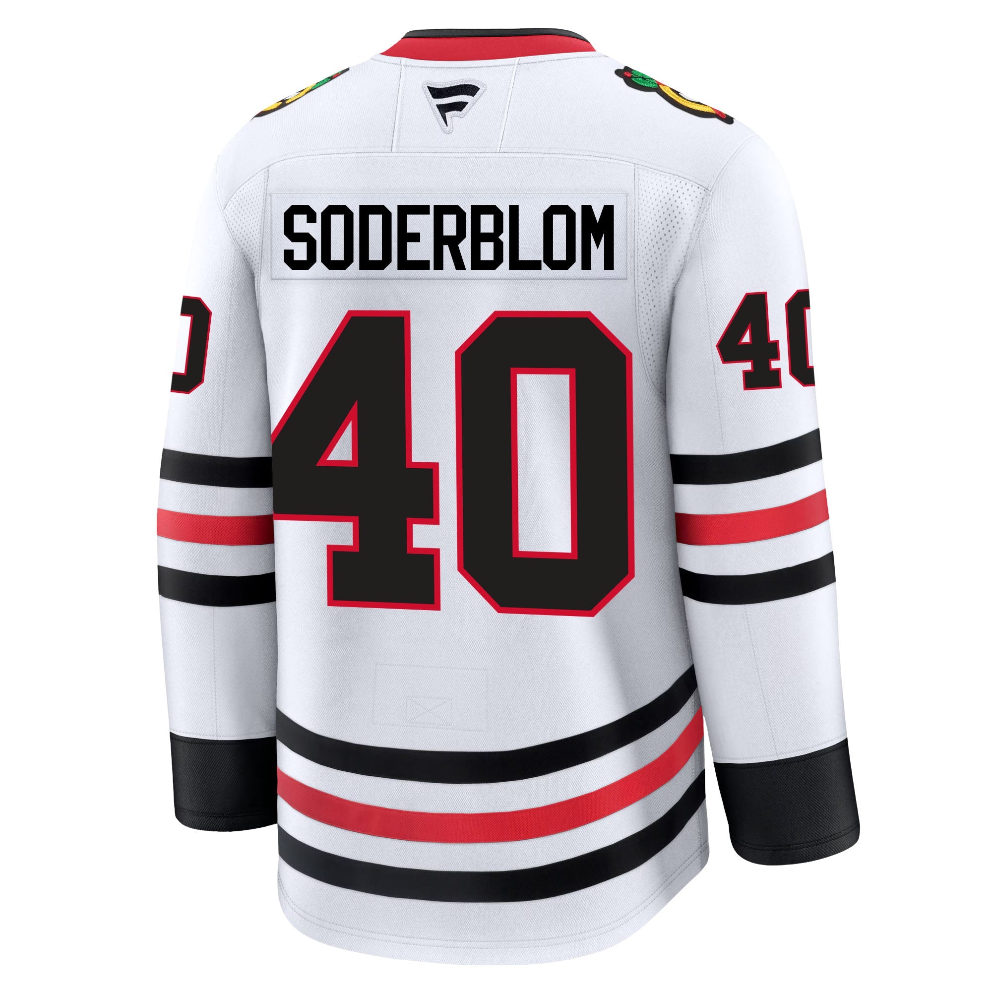 Arvid Soderblom Chicago Blackhawks Fanatics Premium Away Jersey
