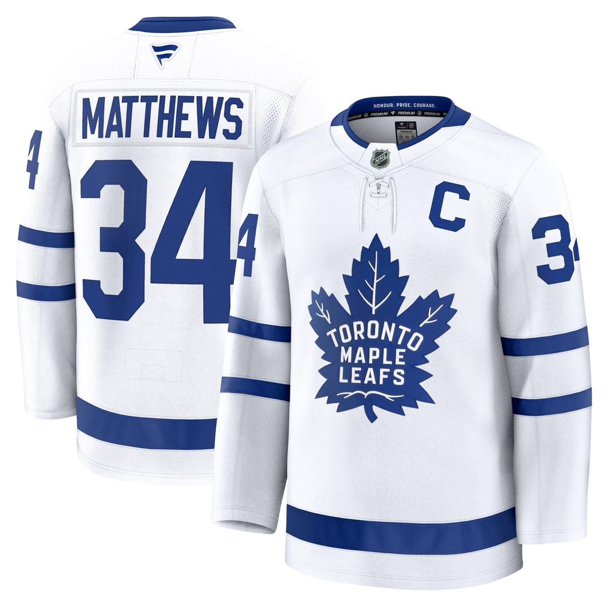 Auston Matthews Toronto Maple Leafs Fanatics Premium Away Jersey