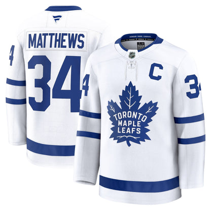 Auston Matthews Toronto Maple Leafs Fanatics Premium Away Jersey