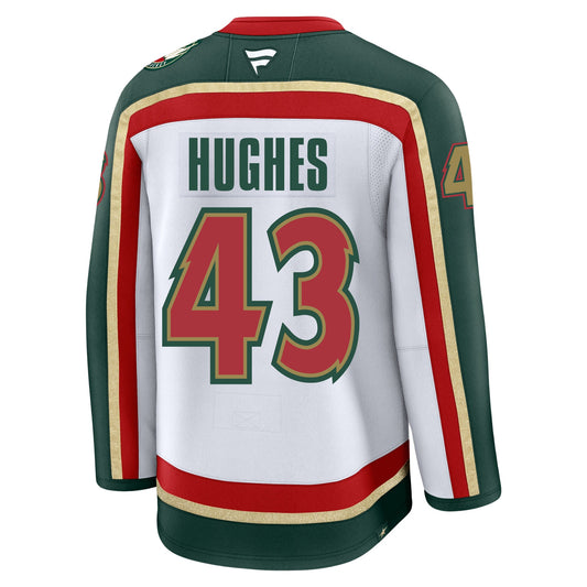 Quinn Hughes Minnesota Wild Fanatics Alternate Premium Jersey
