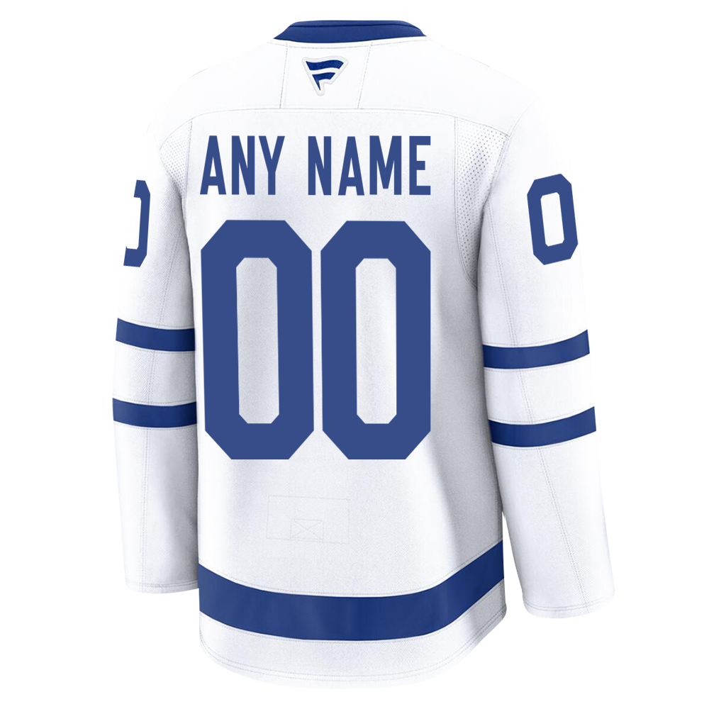 PRE-ORDER ONLY Customizable Toronto Maple Leafs 2024 Fanatics Premium Official NHL AWAY Jersey