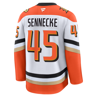 Beckett Sennecke Anaheim Ducks Fanatics Premium Away Jersey