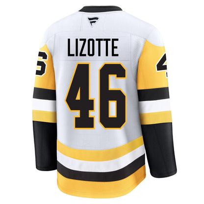 Blake Lizotte Pittsburgh Penguins Fanatics Premium Away Jersey