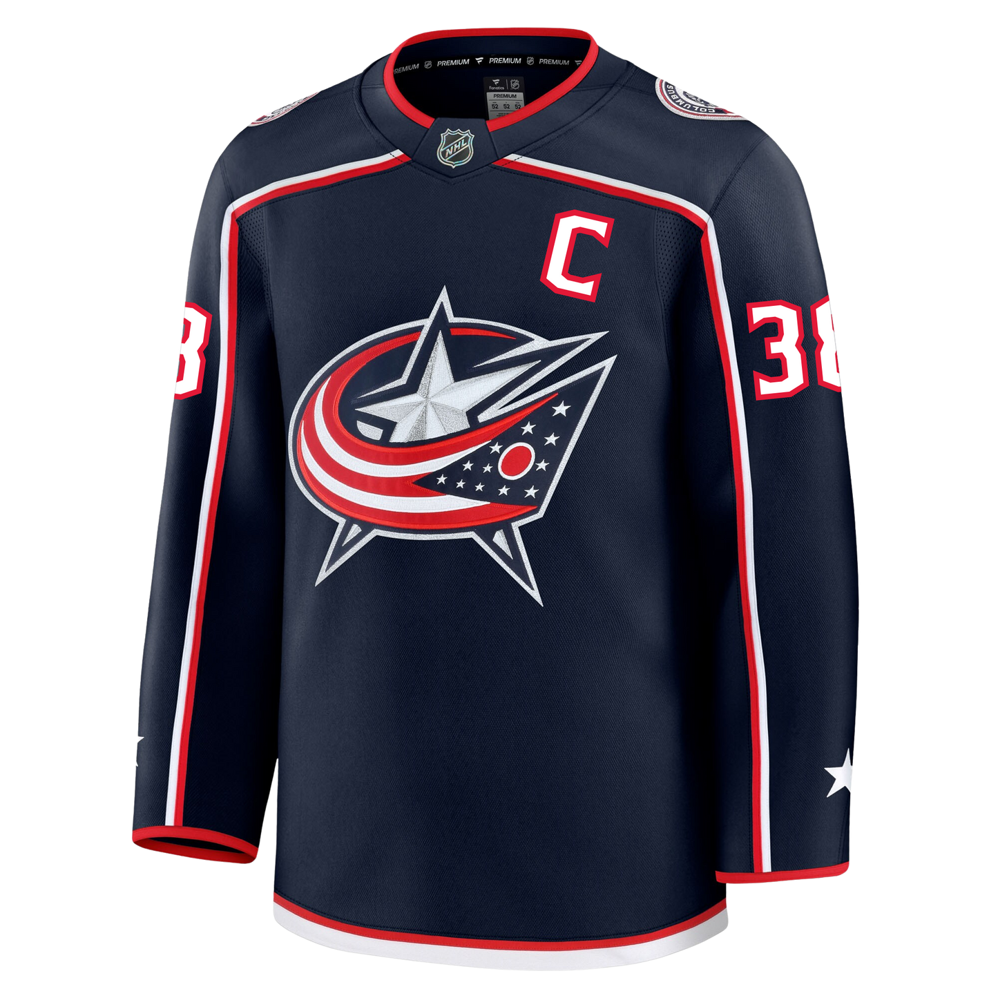 Boone Jenner Columbus Blue Jackets Fanatics Premium Home Jersey