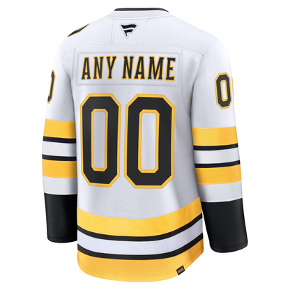 Customizable Boston Bruins 2025 Fanatics Premium Official NHL Away Jersey