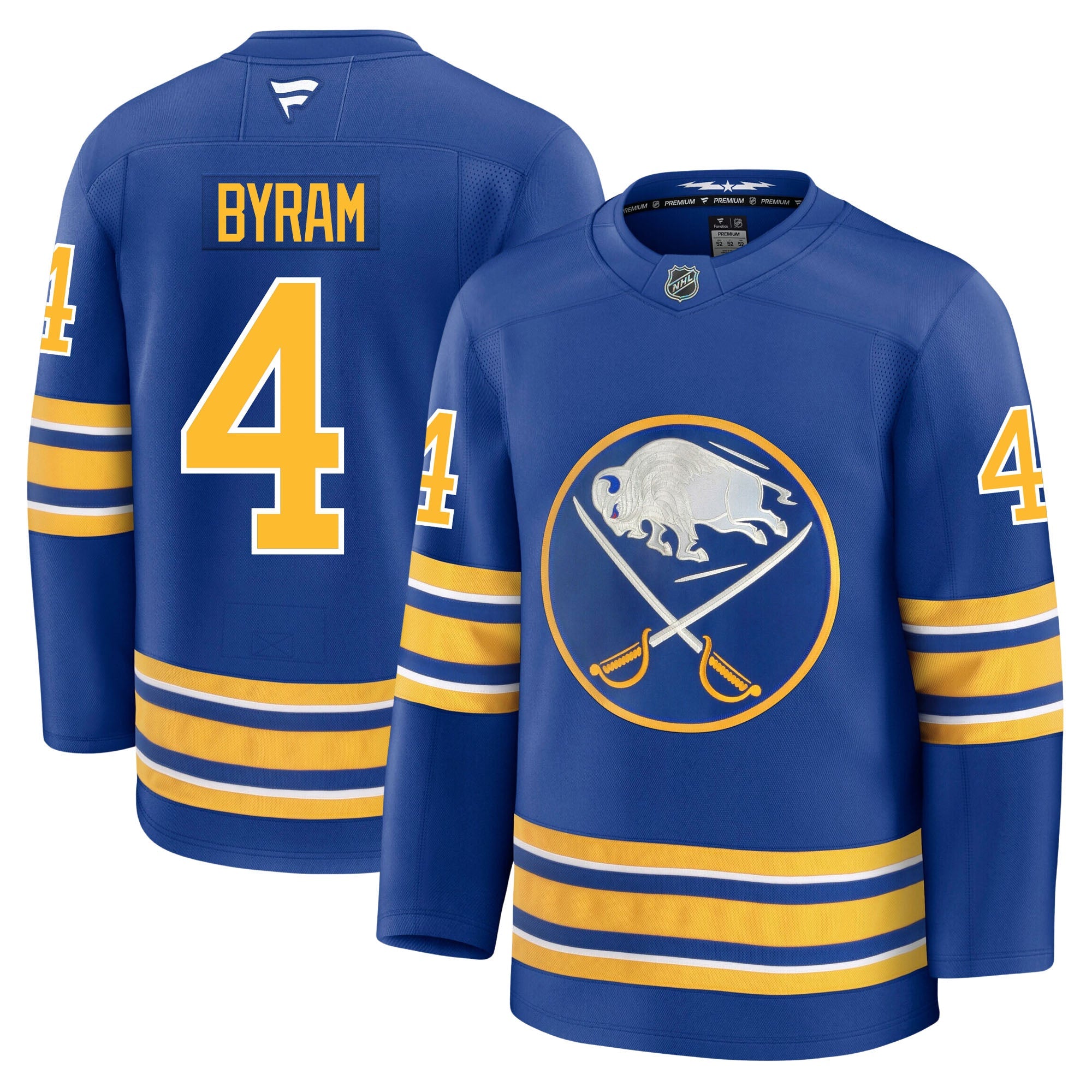 ハルシティ　ユニフォーム　BOWEN Bowen Byram Buffalo Sabres Fanatics Premium Home Jersey