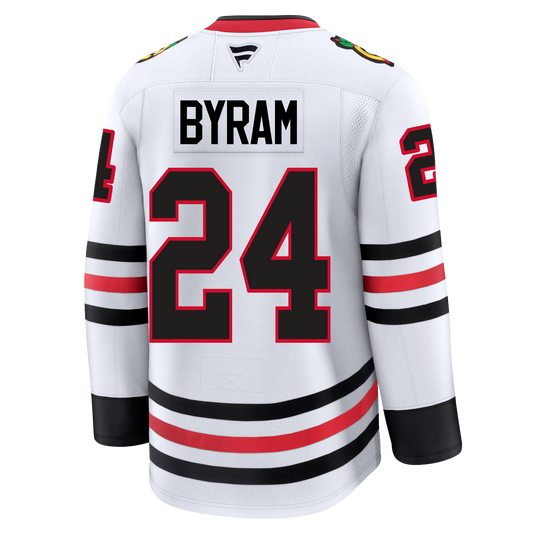 Bowen Byram Chicago Blackhawks Fanatics Premium Away Jersey