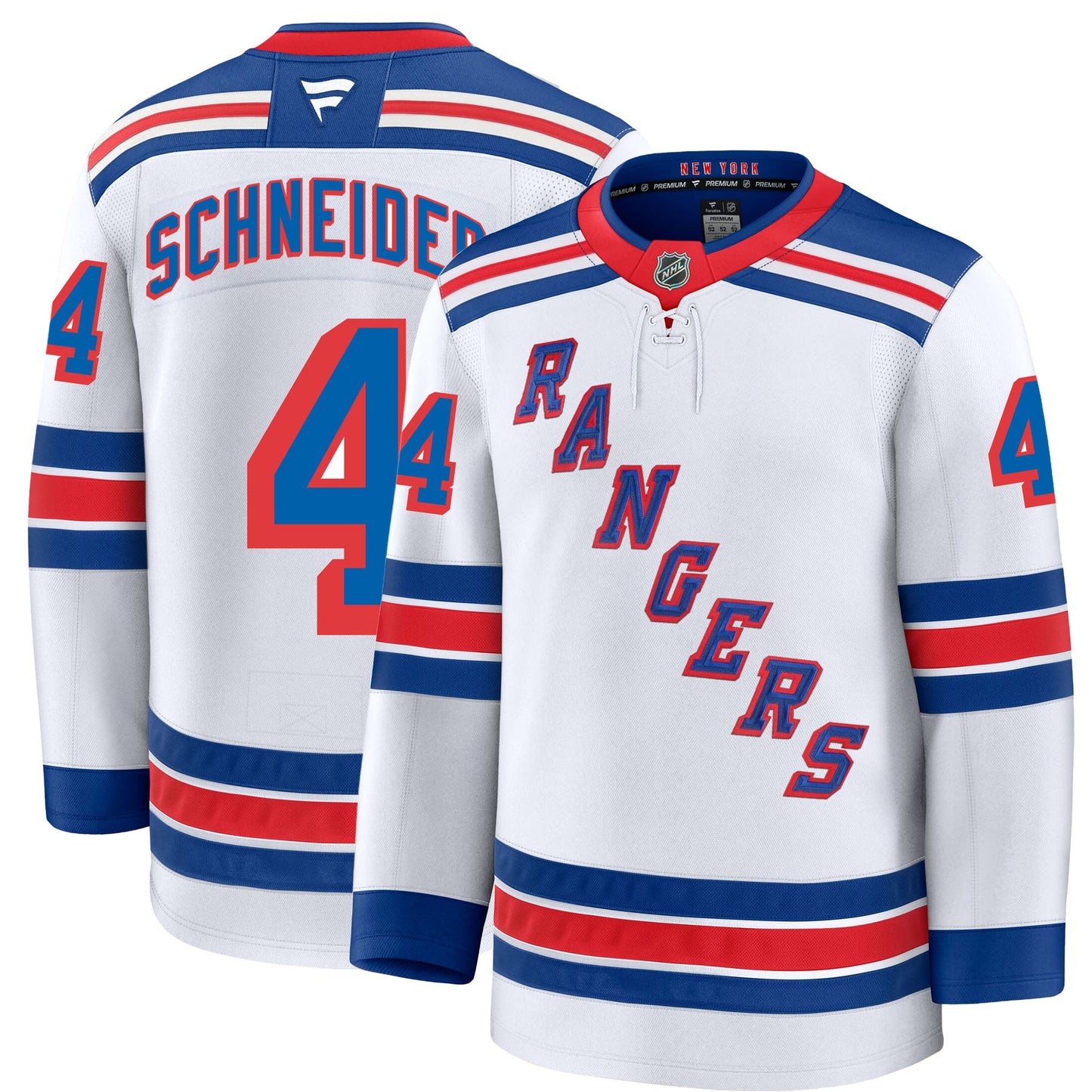 Braden Schneider New York Rangers Fanatics Premium Away Jersey