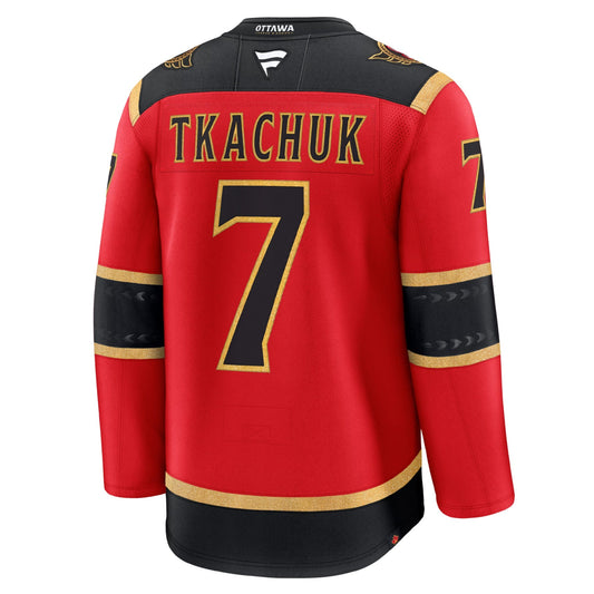 Brady Tkachuk Ottawa Senators Fanatics Alternate Premium Jersey