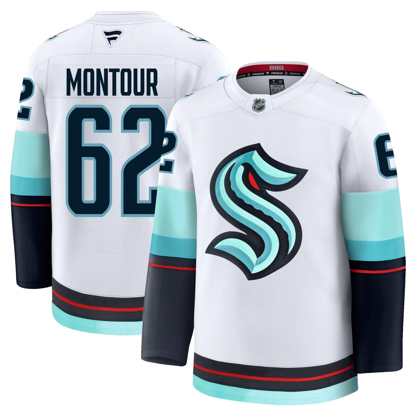 Brandon Montour Seattle Kraken Fanatics Premium Away Jersey