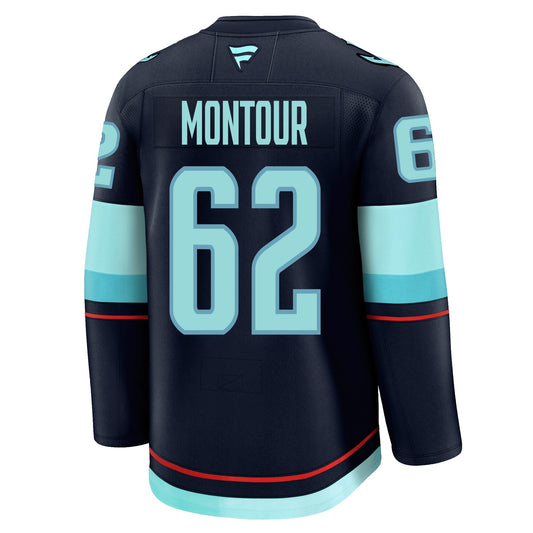 Brandon Montour Seattle Kraken Fanatics Premium Home Jersey