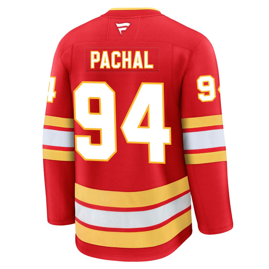 Brayden Pachal Calgary Flames Fanatics Premium Home Jersey