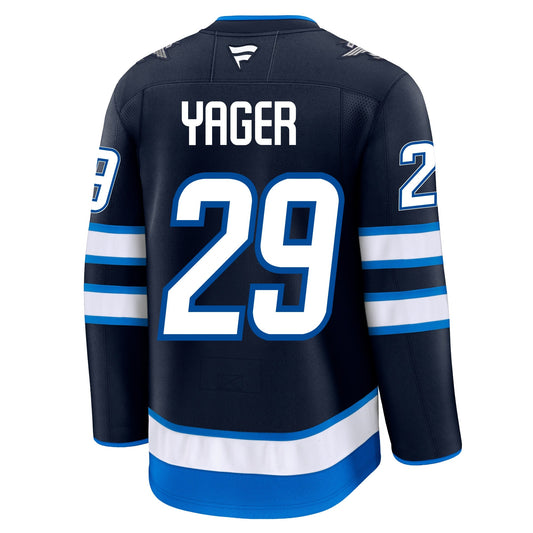 Brayden Yager Winnipeg Jets Fanatics Premium Home Jersey