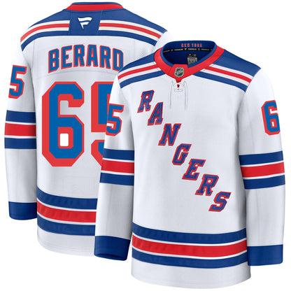 Brett Berard New York Rangers Fanatics Premium Away Jersey