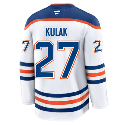 Brett Kulak Edmonton Oilers Fanatics Premium Away Jersey