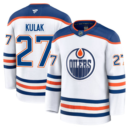 Brett Kulak Edmonton Oilers Fanatics Premium Away Jersey