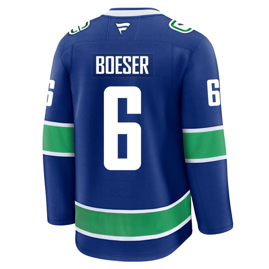 Brock Boeser Vancouver Canucks Fanatics Premium Home Jersey