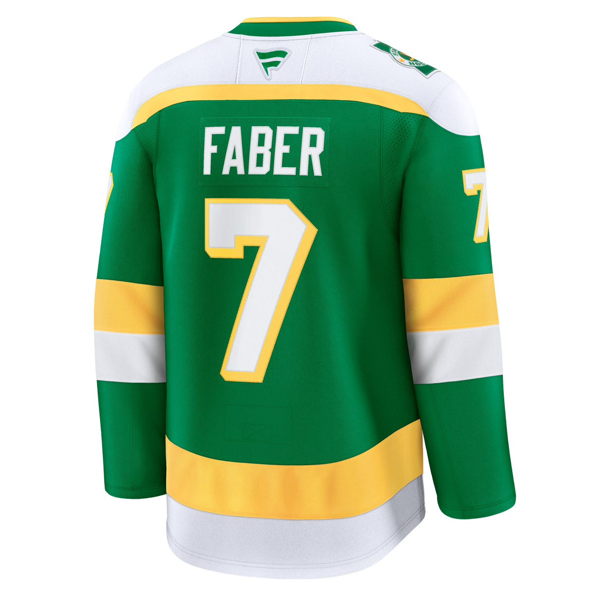 Brock Faber Minnesota Wild 2024 Fanatics Premium Official NHL THIRD ALTERNATE Jersey